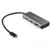 StarTech.com HB31C2A2CB hálózati csatlakozó USB 3.2 Gen 2 (3.1 Gen 2) Type-C 10000 Mbit/s Fekete, Szürke