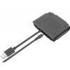 UNITEK Y-3324 dokkoló állomás tárolóegységhez USB 3.2 Gen 1 (3.1 Gen 1) Type-A Fekete