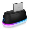 ICY BOX IB-1124L-C3 USB 3.2 Gen 1 (3.1 Gen 1) Type-B Fekete