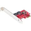 StarTech.com 2P6G-PCIE-SATA-CARD csatlakozókártya/illesztő Belső