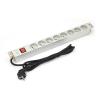 Digitus A-19-STRIP-2-IMP áramelosztó egység (PDU) 8 AC kimenet(ek) 1U Fehér