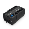 CyberPower BR1000ELCD szünetmentes tápegység (UPS) Vonal interaktív 1 kVA 600 W 8 AC kimenet(ek)
