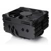 Noctua NH-L9X65 CHROMAX.BLACK számítógépes hűtőrendszer Processzor Hűtőborda/hűtő 9,5 cm Fekete 1 db