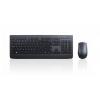 Lenovo 4X30H56829 billentyűzet Egér mellékelve Univerzális Vezeték nélküli RF QWERTY Amerikai angol Fekete