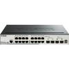 D-Link DGS-1510-20/E hálózati kapcsoló Vezérelt L2/L3 Gigabit Ethernet (10/100/1000) 1U Szürke