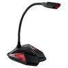 Yenkee YMC 1040 Scout 50 Hz - 16 kHz, USB 2.0 fekete-piros gamer mikrofon