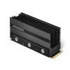 Axagon CLR-M2XL számítógépes hűtőrendszer M.2 NVMe SSD Hűtőborda/hűtő Fekete 1 db