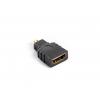 Lanberg AD-0015-BK HDMI Micro HDMI Fekete csatlakozó átalakító