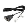 APC AP940-0625A DB9 RJ45 Fekete csatlakozó átalakító