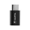 Varta 57945101401 Micro USB USB Type C Fekete csatlakozó átalakító