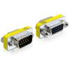 DeLOCK 65250 VGA (D-Sub) Fekete, Ezüst, Sárga csatlakozó átalakító