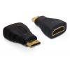 DeLOCK 65244 19-p HDMI-C M 19-p HDMI-A F Fekete csatlakozó átalakító