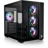 Thermaltake View 380 TG ARGB Midi Tower Fekete számítógép ház