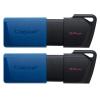 Kingston Technology DataTraveler Exodia M 64 GB USB A 3.2 Gen 1 (3.1 Gen 1) Fekete, Kék pendrive