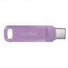 SanDisk Ultra Dual Drive Go USB 64GB USB Type-A / USB Type-C 3.2 Gen 1 (3.1 Gen 1) Levendula pendrive