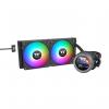 Thermaltake CL-W416-PL14SW-A Számítógép ház, Processzor All-in-One folyadékhűtés 14 cm Fekete