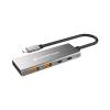 Conceptronic HUBBIES15G hálózati csatlakozó USB 3.2 Gen 2 (3.1 Gen 2) Type-C 10000 Mbit/s Szürke