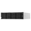 QNAP TS-h2287XU-RP NAS Rack (3U) Intel Xeon E E-2336 32 GB DDR4 0 TB QuTS hero Fekete, Fehér