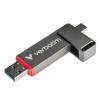 Verbatim Dual QuickStick 256 GB USB Type-A / USB Type-C 3.2 Gen 1 (3.1 Gen 1) Szürke USB flash meghajtó