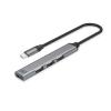 ACT AC6425 hálózati csatlakozó USB 3.2 Gen 1 (3.1 Gen 1) Type-C 5000 Mbit/s Szürke