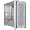 Corsair FRAME 4000D Midi Tower Fehér számítógép ház
