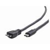 Gembird USB 3.0 cable to type-C (BM/CM), 1m, black