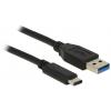 Delock SuperSpeed USB 10 Gbps (USB 3.1, Gen 2) apa > USB Type-C apa 1m kábel