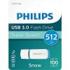 Philips FM51FD75B Snow Edition 512 GB, USB 3.0 Fehér-Kék pendrive