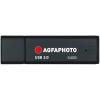 AgfaPhoto 64 GB USB 3.0 Fekete pendrive