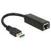 Delock USB 3.0 - Gigabit LAN (F) kábel