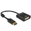 Delock Adapter Displayport 1.2 male > DVI female 4K Passive black