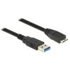 Delock Cable USB 3.0 Type-A male > USB 3.0 Type Micro-B male 1.5m black