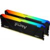 Kingston FURY Beast, RGB, 32 GB (2 x 16 GB), DDR4, 3733Mhz, CL19, 1.35V, memória