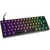 Glorious GMMK-COMPACT-RGB-ISO USB, RGB LED fekete gamer billentyűzet alap