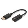 Assmann Displayport 1.1a DP M (plug)/HDMI A F (jack) 0,15m fekete átalakító kábel