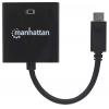 Manhattan 151788 USB-C 3.1 HDMI-re M/F 1080p 4K fekete átalakító adapter