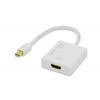 Ednet (84519) Aktív Mini DisplayPort - HDMI 4K UHD fehér adapter