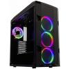LC Power 703B ATX fekete ablakos gamer számítógépház