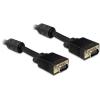 Lanberg VGA M/M árnyékolt, ferrite 15m fekete kábel