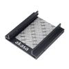 Akasa AK-MX010V2 3.5 helyre - 2x 2.5 HDD/SSD, alumínium Fekete HDD/SSD beépítő keret
