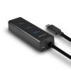 Axagon HUE-S2C USB-C 3.1 fekete gyorstöltő hub