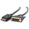 Gembird Displayport (M) - > DVI-D (24+1) 1m monitor kábel