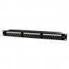 Gembird NPP-C524-002 19'' 24-portos 1U Cat5e patch panel