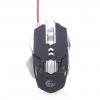 Gembird AVAGO A3050 4000 DPI, USB fekete-ezüst gamer egér