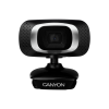 CANYON CNE-CWC3N 720P HD, USB2.0, 360° fekete-ezüst webkamera