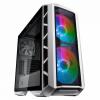 Cooler Master MasterCase H500P Mesh White ARGB Mid Tower, 544 x 242 x 542 mm szürke-fehér számítógépház
