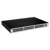 D-Link DGS-1210-48 48 Port Gigabit Smart Switch 48xport,Fémház,48xGigabit,4 Combo SFP ports, lásd részletek
