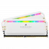 Corsair Dominator Platinum, RGB, 16 GB (2 x 8 GB), DDR4, 4000Mhz, CL 19, 1.35V, Fehér memória