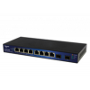 ALLNET ALL-SG8210PM hálózati kapcsoló Vezérelt L2+ Gigabit Ethernet (10/100/1000) Ethernet-áramellátás (PoE) támogatása Fekete