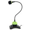 Esperanza EH130G CHAT Jack 3,5 mm hajlítható fekete-zöld vezetékes mikrofon